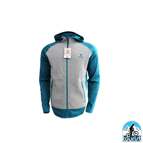 ژاکت بافت پلار کلاهدار مردانه پکینیو مدل 162