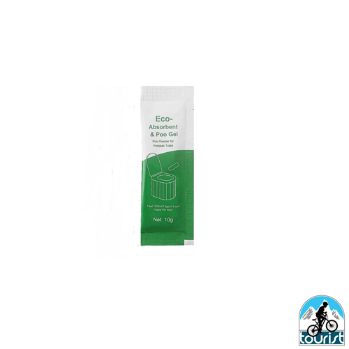 ژل جاذب و بوگیر توالت تاشو کمپینگ (پک 25 عددی)