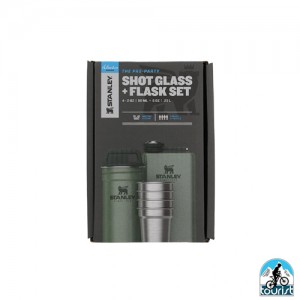 ست شات و قمقمه کتابی استنلی مدل shot glass + flask set