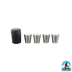 شات استیل ۴عددی کیف چرمی