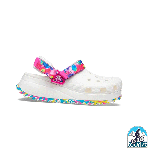 کراکس کلاسیک هایکر کلاگز سفید صورتی Crocs Classic Hiker Clogs White Pink