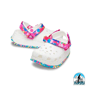 کراکس کلاسیک هایکر کلاگز سفید صورتی Crocs Classic Hiker Clogs White Pink