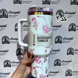 ماگ استنلی مدل LoveShackFancy Holiday Quencher Limited edition  (1.18 لیتری)