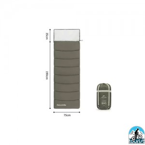 کیسه خواب یک نفره کلاه دار نیچرهایک مدل CNK2300SD016