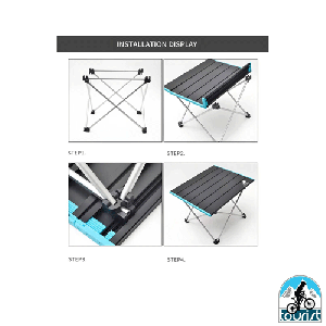 میز الومینیومی کینگ‌هایک مدل KH008L