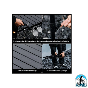 میز الومینیومی کینگ‌هایک مدل HK011