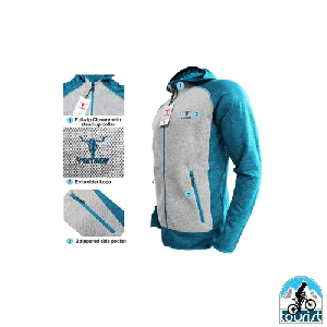 ژاکت بافت پلار کلاهدار مردانه پکینیو مدل 162