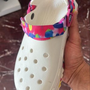 کراکس کلاسیک هایکر کلاگز سفید صورتی Crocs Classic Hiker Clogs White Pink