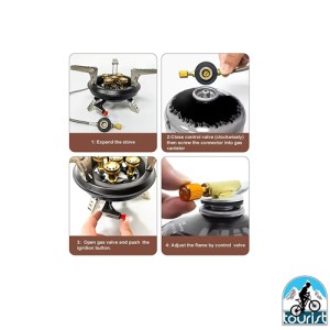 سرشعله 5 شعله BRS مدل BRS-201A