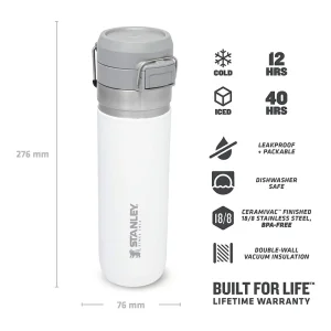ماگ دوجداره استنلی مدل Stanley Quick-Flip Water Bottle 0.47L