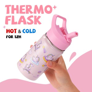 فلاسک فانتزی 500ML کودک دوجداره سانتکو مدل AOSTA Pro کد HGD-500-011