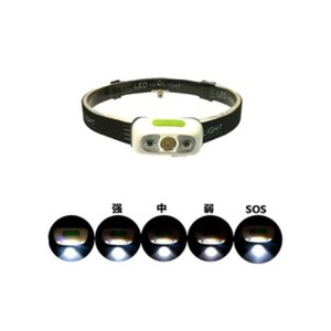 هدلامپ (چراغ پیشانی)  شارژی سنسور دار مدل KING