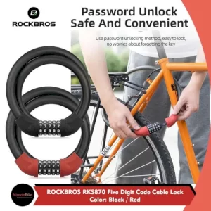 قفل دوچرخه راک براس ROCKBROS  مدل RKS507-1