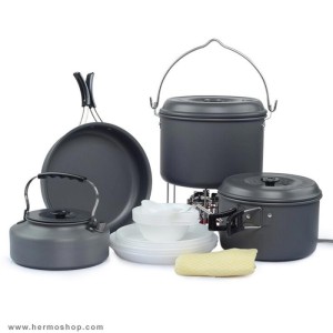 ست ظروف هفت نفره کوهنوردی بولین مدل BL200-C9