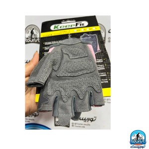 دستکش نیم پنجه دوچرخه پارچه تنفسی کف ژل و چرم  PSEUDOIS 