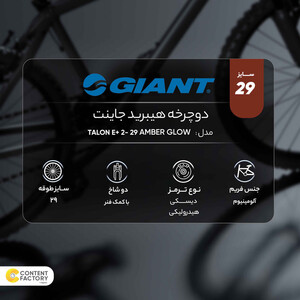 دوچرخه هیبرید (برقی)  جاینت مدل GIANT TALON E+ 29 2 (2023)