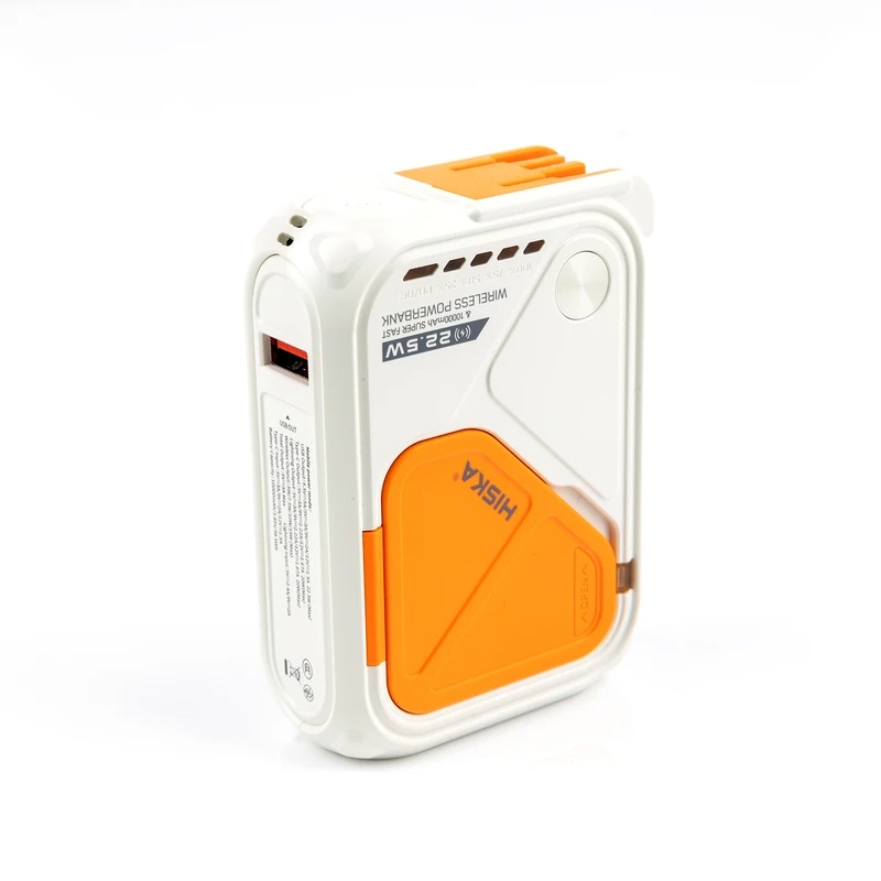 پاوربانک وایرلس 10000 میلی آمپر 22.5 وات هیسکا مدل HISKA- HP-123PD