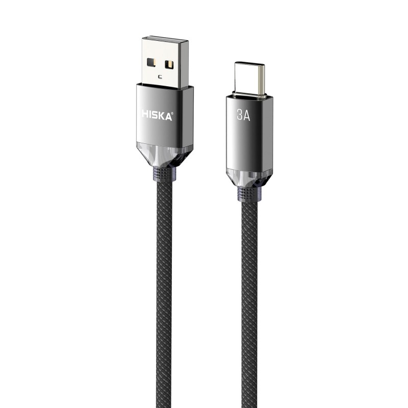 کابل شارژ 3 آمپر تایپ سی هیسکا HISKA-LX-801AC