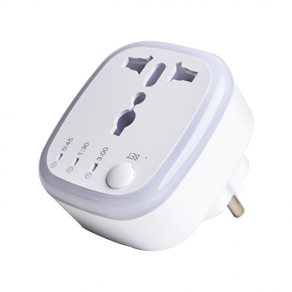 مبدل برق 3 به 2 هوشمند تایمردار هیسکا مدل HISKA CH-4