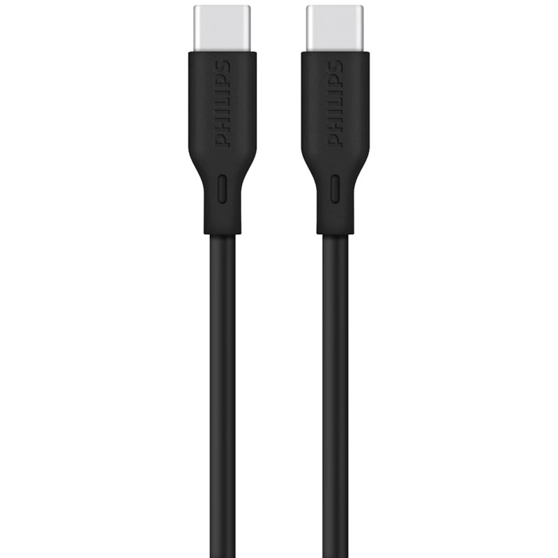 کابل شارژ 65 وات تایپ سی به تایپ سی فیلیپس مدل PHILIPS-DLC4561CB