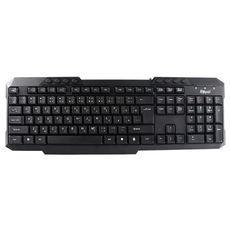 کیبورد سیم دار Royal R-K163