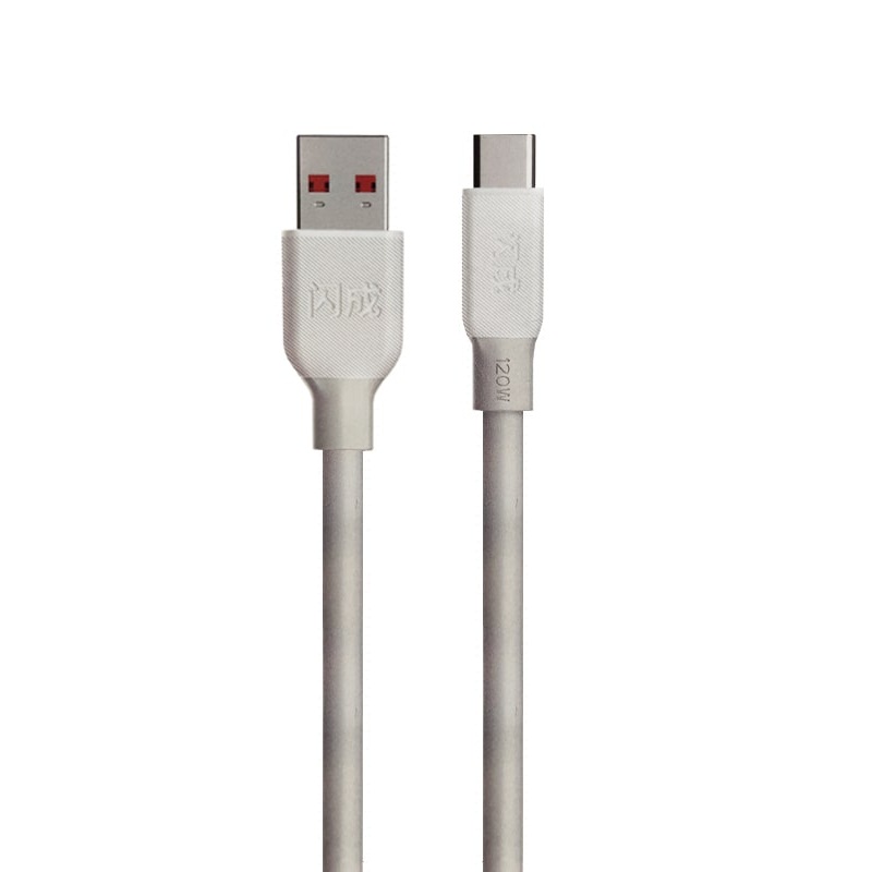 کابل شارژ تایپ سی هایپر شارژ 120 وات سانت مدل SANTH D14 120W