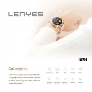 ساعت هوشمند زنانه لنیس مدل Lenyes LW-214