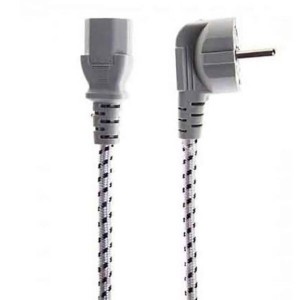 کابل برق سه پین منبع تغذیه کامپیوتر XP مدل کنفی