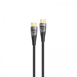کابل شارژ 60 وات تایپ سی به تایپ سی لنیس Lenyes-LC966 TC-TC