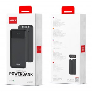 پاوربانک 20000 میلی آمپر سوپرفست شارژ 22.5 وات هیسکا مدل HISKA HP-218PD