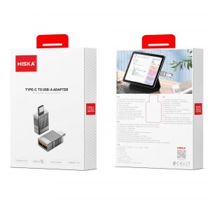 تبدیل OTG تایپ سی هیسکا مدل HISKA - H6