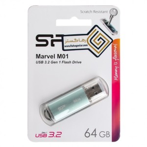 فلش مموری 64 گیگابایت سیلیکون پاور نسل USB 3.2 مدل  Marvel M01