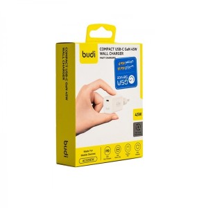 شارژر 45 وات گان تایپ سی بودی مدل  BUDI-AC020EW