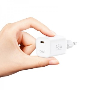 شارژر 45 وات گان تایپ سی بودی مدل  BUDI-AC020EW