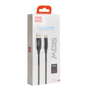 کابل شارژ 120 وات تایپ سی هیسکا مدل LX-16AC