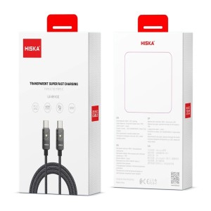 کابل شارژ 60 وات تایپ سی هیسکا مدل LX-891CC