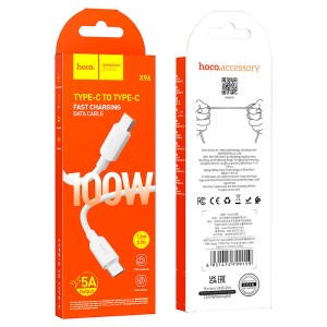 کابل شارژ 100 وات تایپ سی به تایپ سی هوکو Hoco-X96