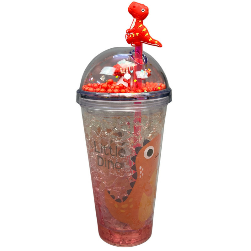 ماگ اسموتی مدل دوجداره سیلیکوژل طرح دایناسور