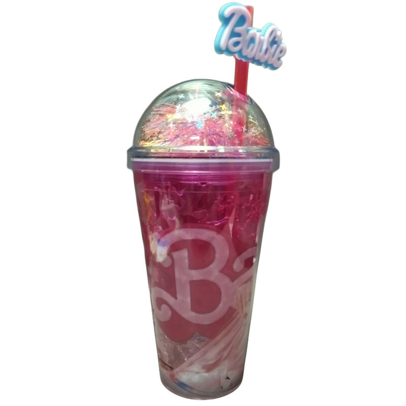 ماگ اسموتی مدل دو جداره سیلیکوژل طرح باربی