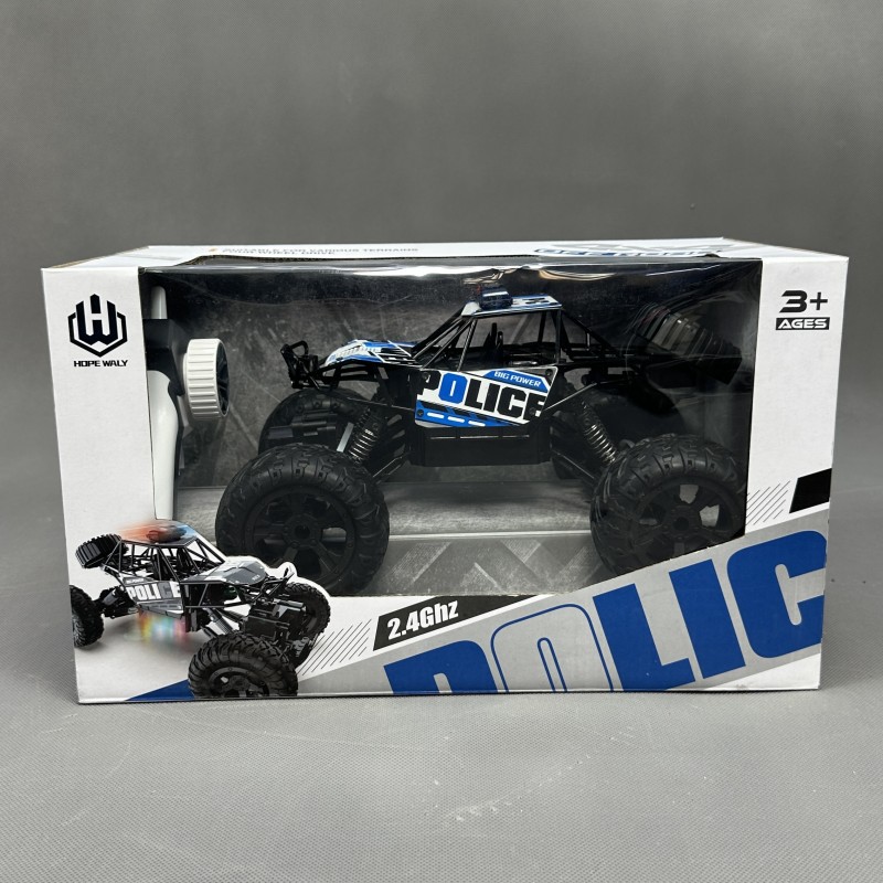 ماشین پلیس کنترلی آفرود مدل 3696E مقیاس 1:14 با باتری شارژی
