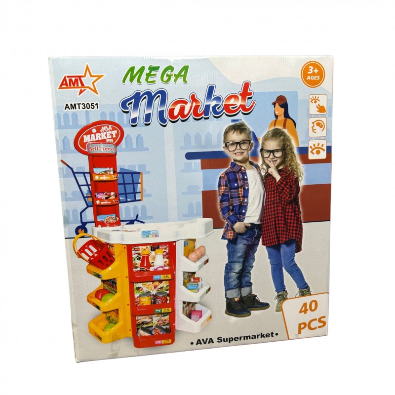 سوپر مارکت اسباب بازی  آوا ۴۰ تکه