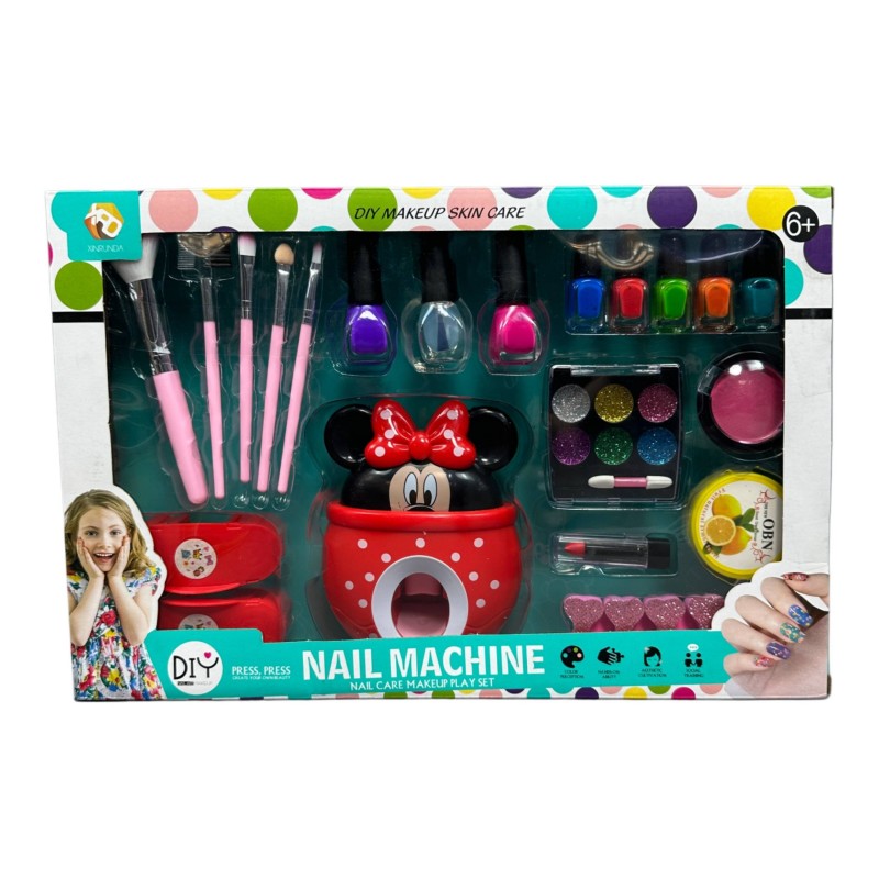 ست اسباب بازی لوازم آرایشی مدل استمپر ناخن میکی موس