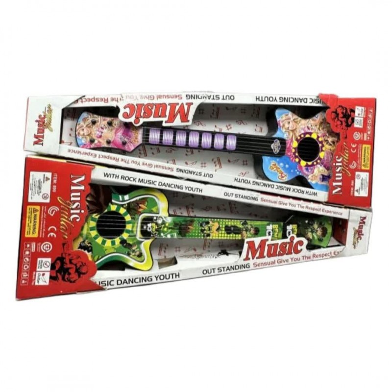 گیتار فانتزی طرح عروسک باربی و بن 10