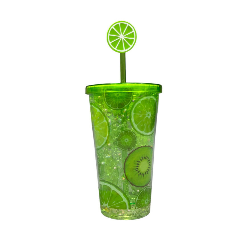 ماگ مدل دو جداره سیلیکوژل طرح میوه