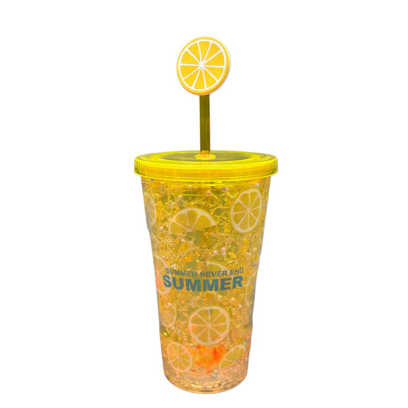 ماگ مدل دو جداره سیلیکوژل طرح میوه