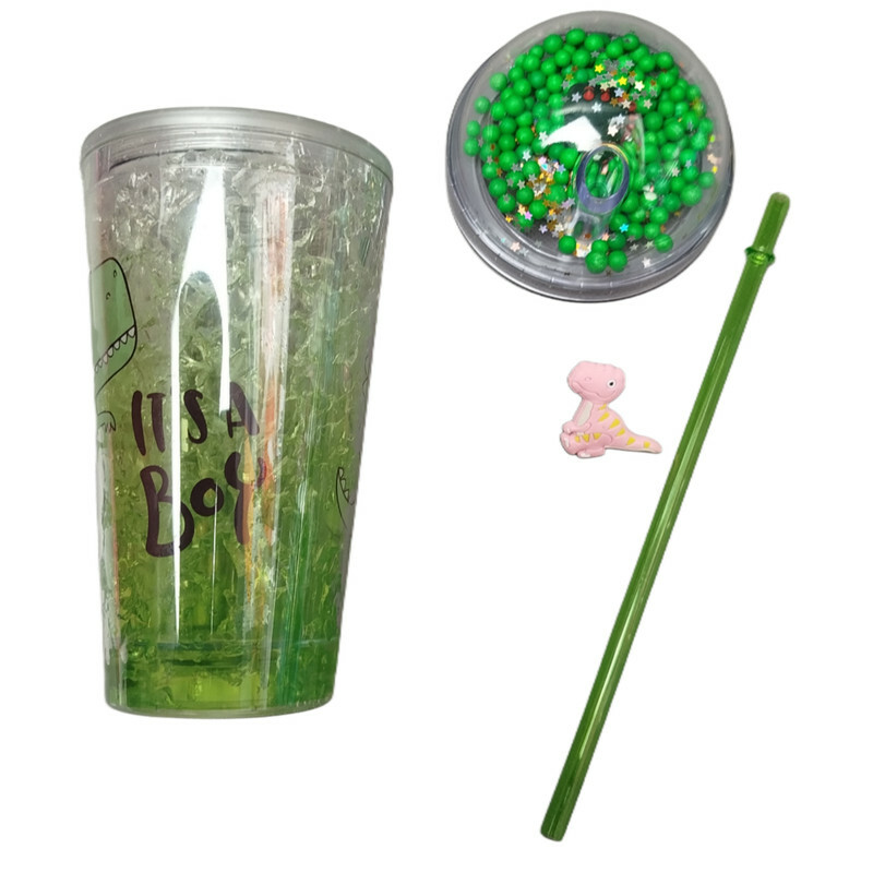 ماگ مدل دوجداره سیلیکوژل طرح دایناسور