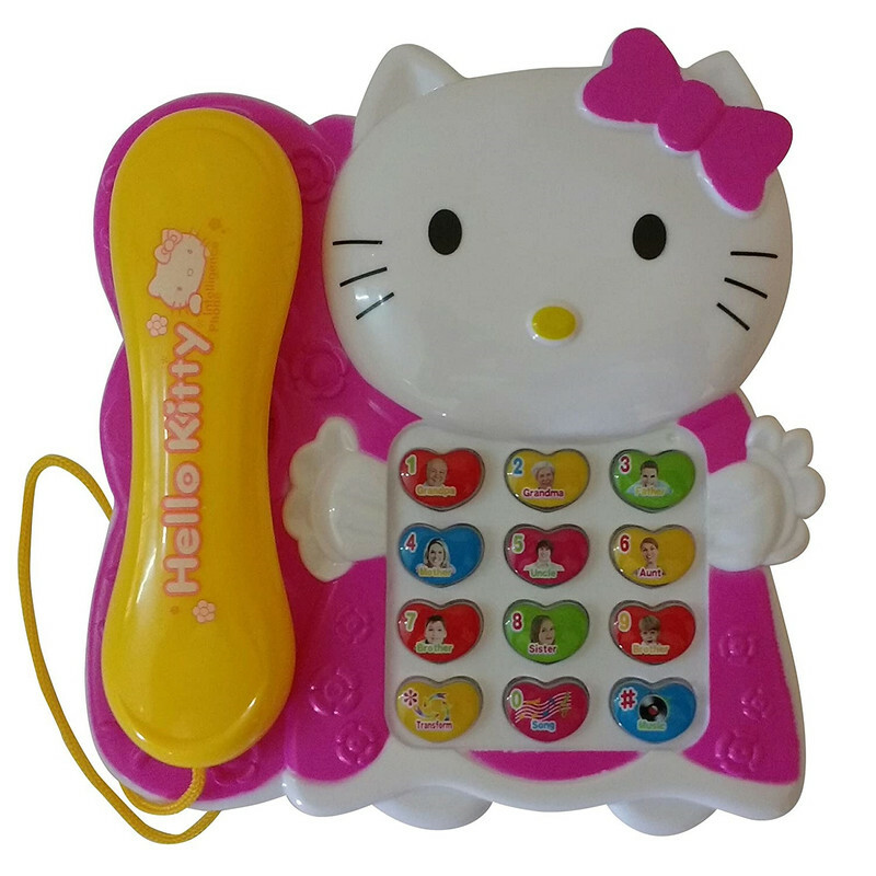 بازی آموزشی موزیکال مدل تلفن هلو کیتی 8625A