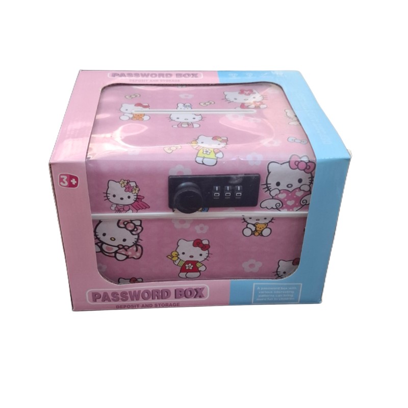 گاوصندوق و قلک  اسباب بازی رمزدار طرح هلوکیتی