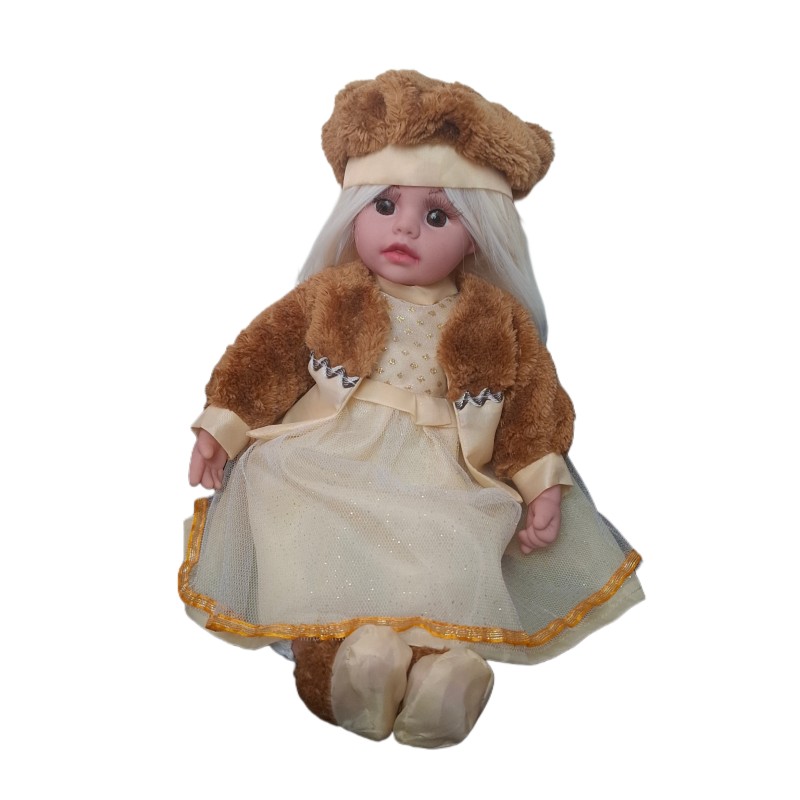 عروسک موزیکال دخترانه کلاسیک با لباس مدل پرنسس16 اینچ