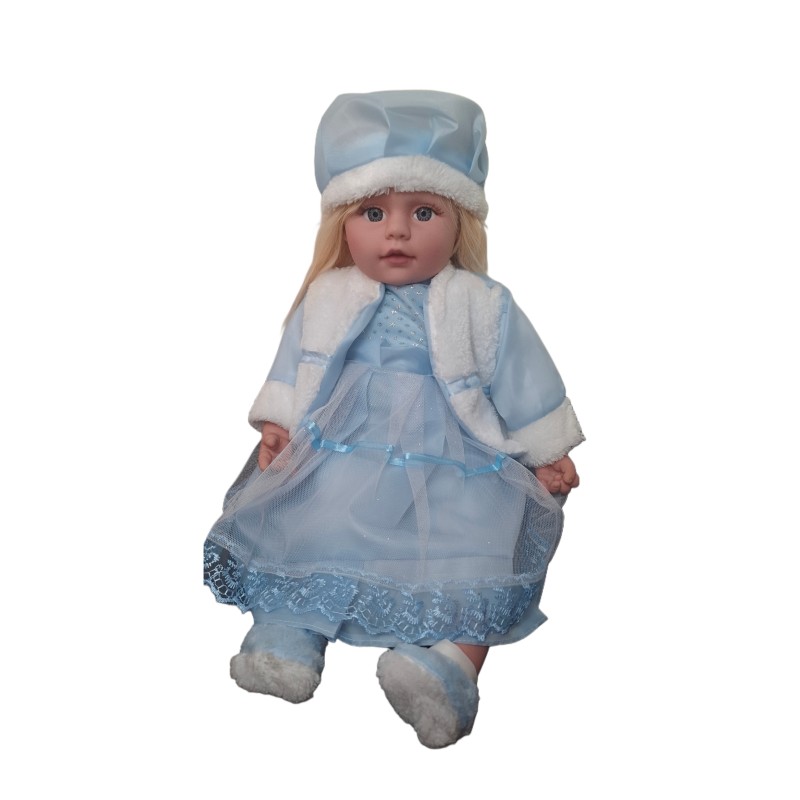 عروسک موزیکال دخترانه کلاسیک با لباس مدل پرنسس 24 اینچ